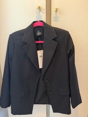 ALO Yoga women’s oversize Black Single-Breasted Blazer